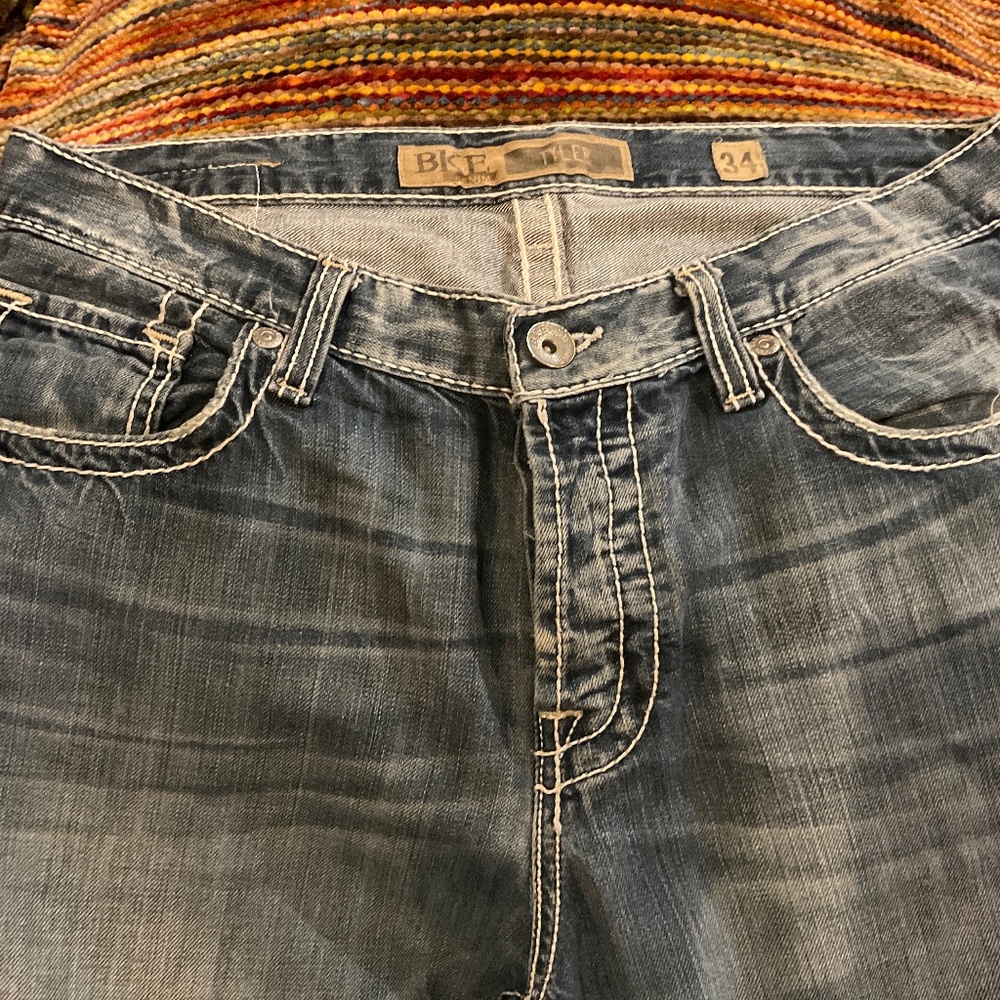 Mens BKE TYLER Boot Cut Button Fly